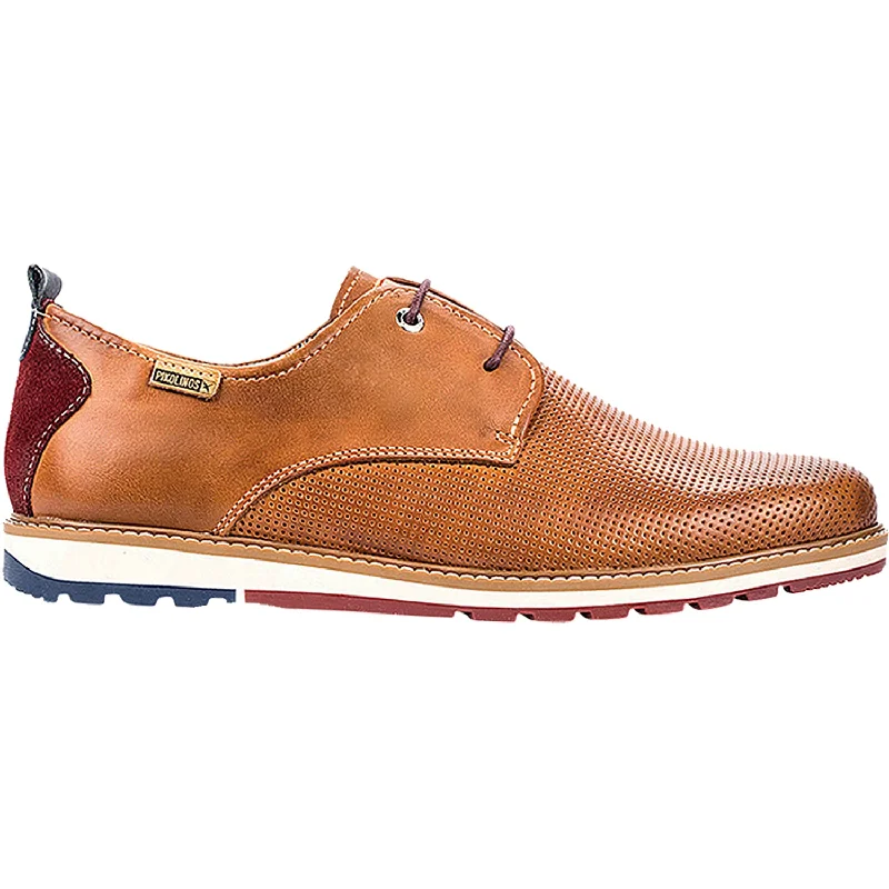 Summer Sports Shoes Men's Pikolinos Berna M8J-4273 Brandy Leather