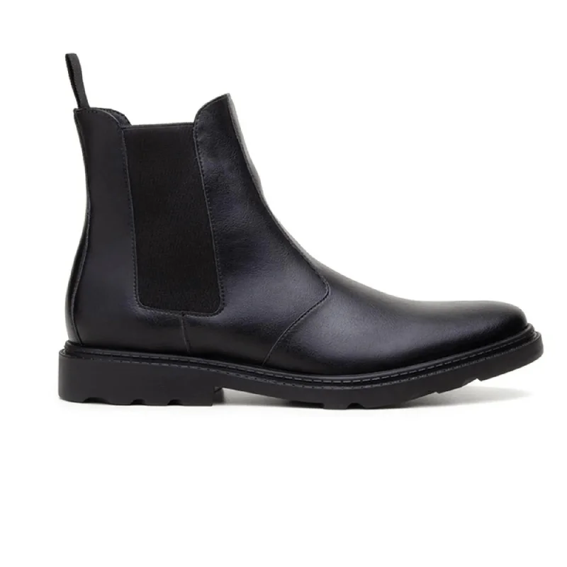 Best Formal Shoes Online 'Work Chelsea' Unisex Chelsea vegan boots by Ahimsa - black