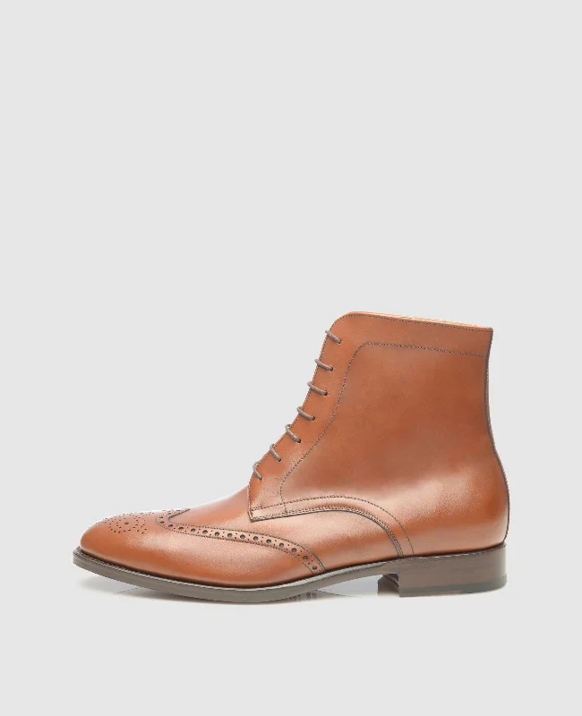 Lightweight Snow Boots No. 629 - Red brown