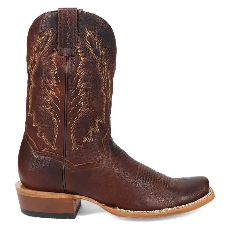 Luxury Leather Sneakers Boerne Embroidered Square Toe Cowboy Boots
