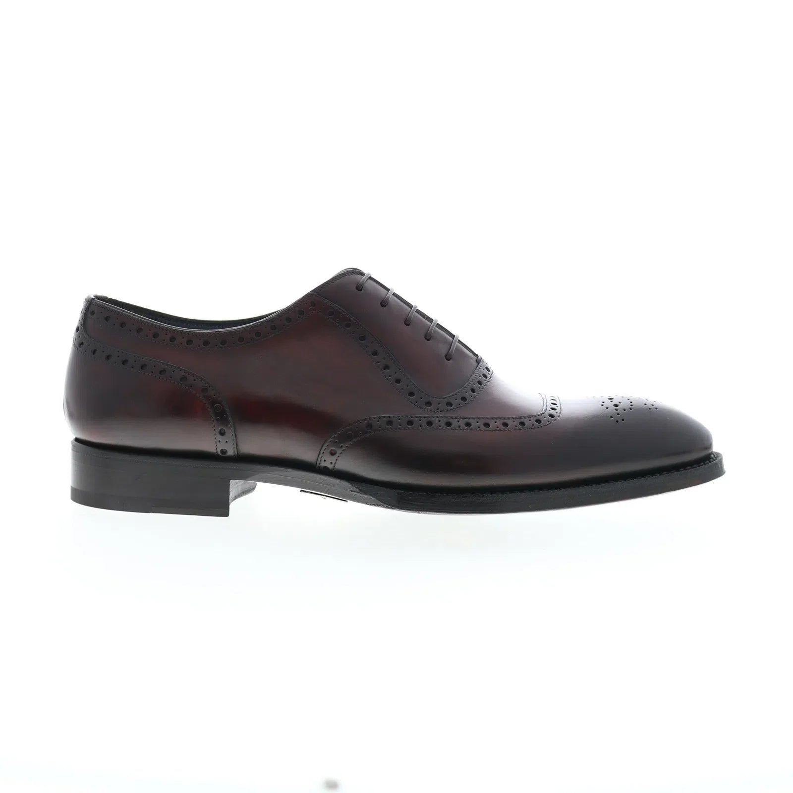 Durable Running Sandals Di Bianco Sorrento Deco SBP940 Mens Burgundy Oxfords Wingtip & Brogue Shoes