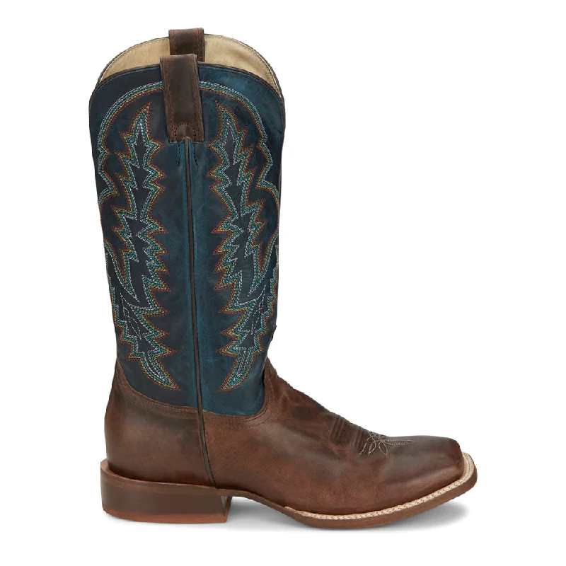 Classic Hiking Boots Camarillo Embroidered Wide Square Toe Cowboy Boots