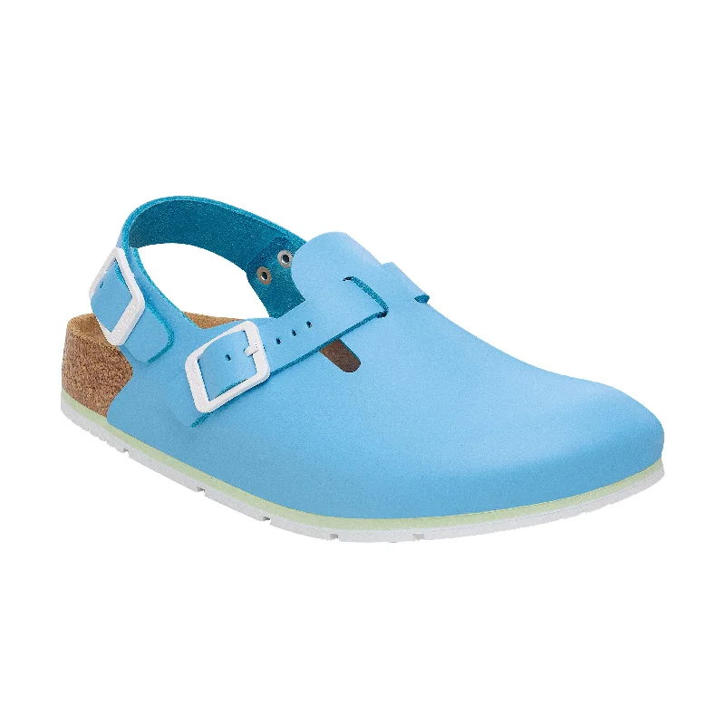 Comfortable Loafers For Women Tokio Pro Sky Blue PU Coated Natural Leather