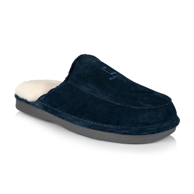 Trendy Walking Boots Todd men's slipper (Navy blue)