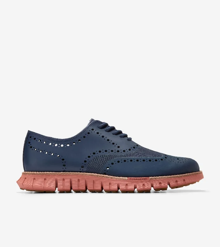 Sporty Casual Boots Տղամարդու ZERØGRAND Remastered No Stitch Wingtip Օքսֆորդ