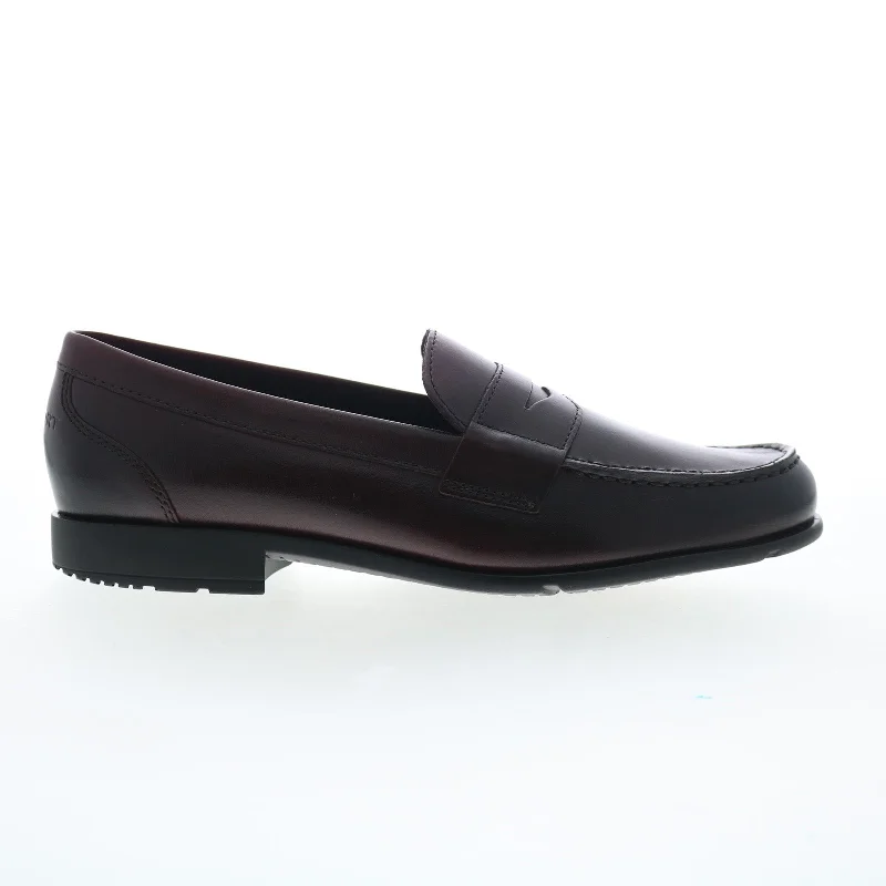 Formal Sports Shoes Rockport Classic Loafer Penny Mens Burgundy Wide Loafers Penny Shoes Formal Sports Shoes Rockport Classic Loafer Penny Mens Burgundy Wide Loafers Penny Shoes