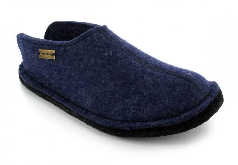 Fashionable Work Boots HAFLINGER® Felt Slippers | Flair Smily, Denim
