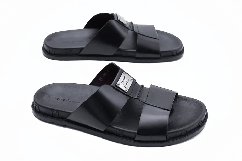 Durable Flip Flops LOGO 7889 BKA