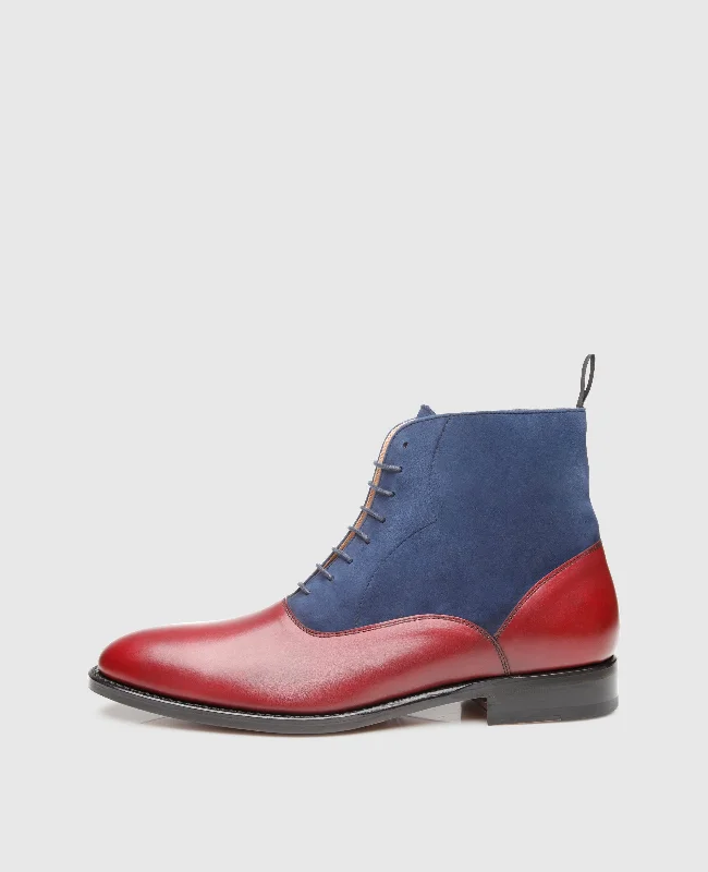 Stylish Winter Boots No. 650 - Bordeaux/Dark brown