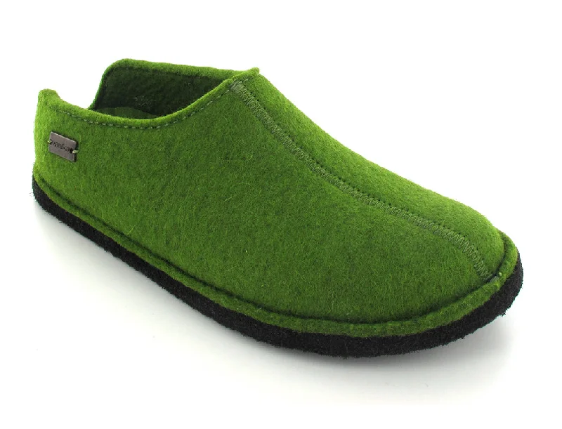 Sporty Hiking Shoes HAFLINGER® Slippers with Arch Support Flair Smily, grass-green