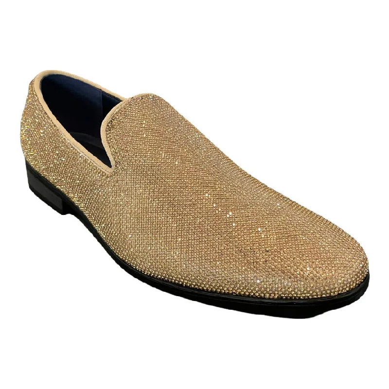 Comfortable Loafers For Women ST. PATRICK: Gem Glitter Formal Shoe
