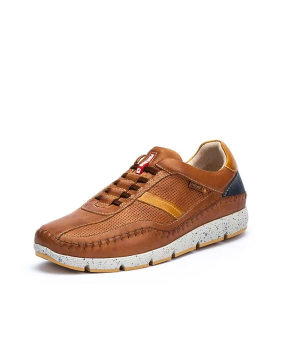 Durable Sports Sneakers Mens Pikolinos Fuencarral M4U in Brandy
