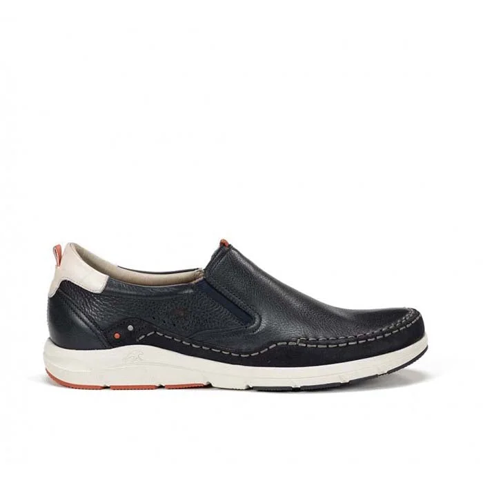 High Fashion Work Boots Mens Fluchos Kai Slip On in Oceano