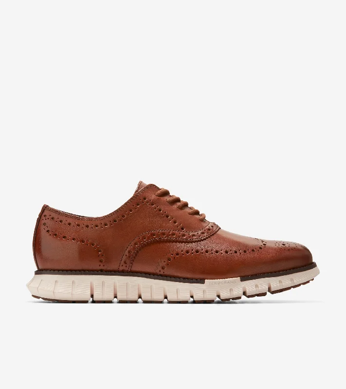 Breathable Hiking Boots Men's ZERØGRAND Remastered Wingtip Oxford