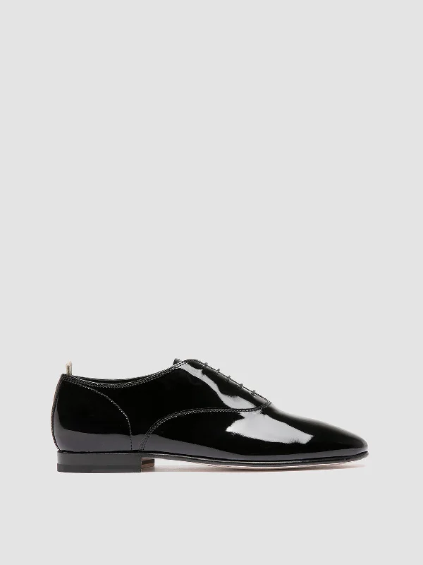 Formal Sports Shoes OLIVER 005 - Black Leather Oxford Shoes