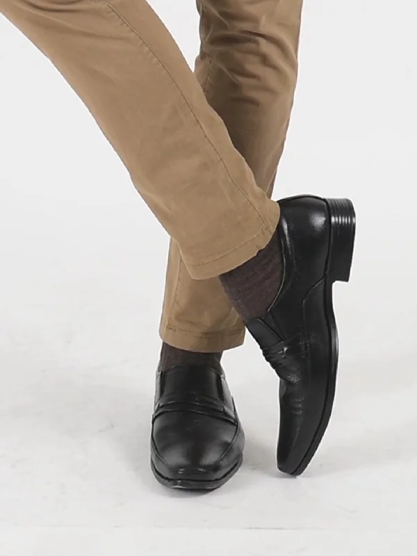 Fashionable Work Boots Men Black Formal Office Genuine Leather Pointed Toe Slip On Shoes with Comfort EVA Pad Insole Fashionable Work Boots Men Black Formal Office Genuine Leather Pointed Toe Slip On Shoes with Comfort EVA Pad Insole