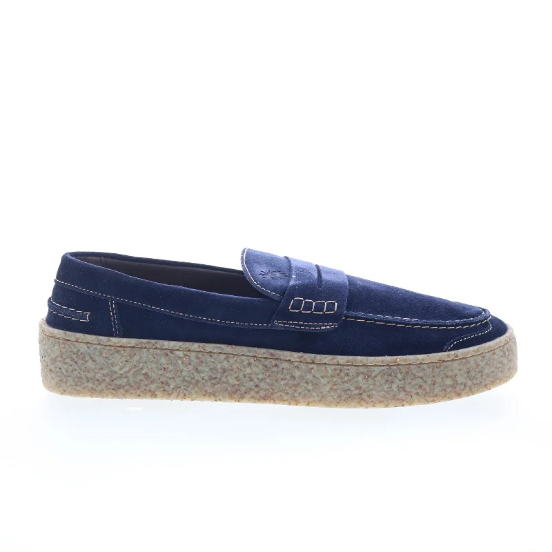 Classic Hiking Footwear Fly London Roel ROEL517FLY-000 Mens Blue Loafers & Slip Ons Casual Shoes