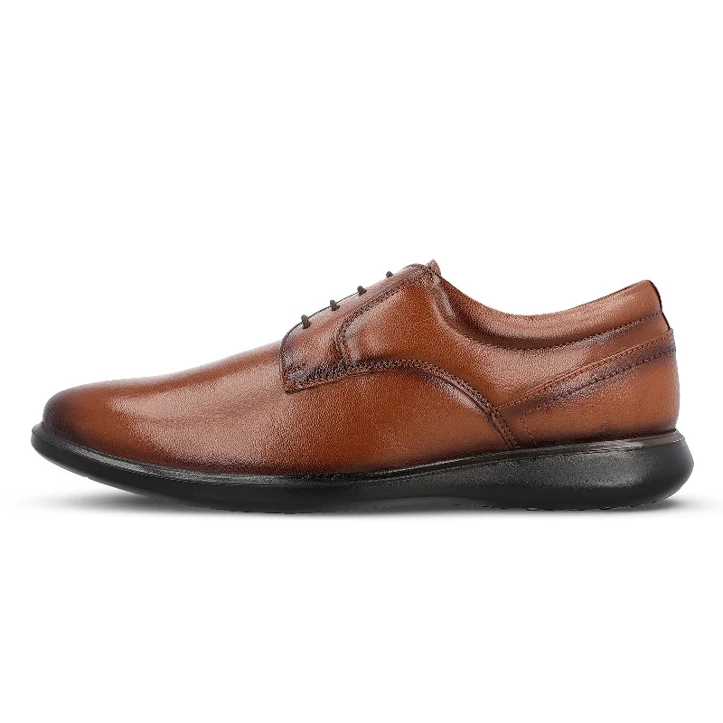 Comfortable Casual Sandals JOHN TAYLOR Men's Leather Formal Shoe - JT97512 Tan