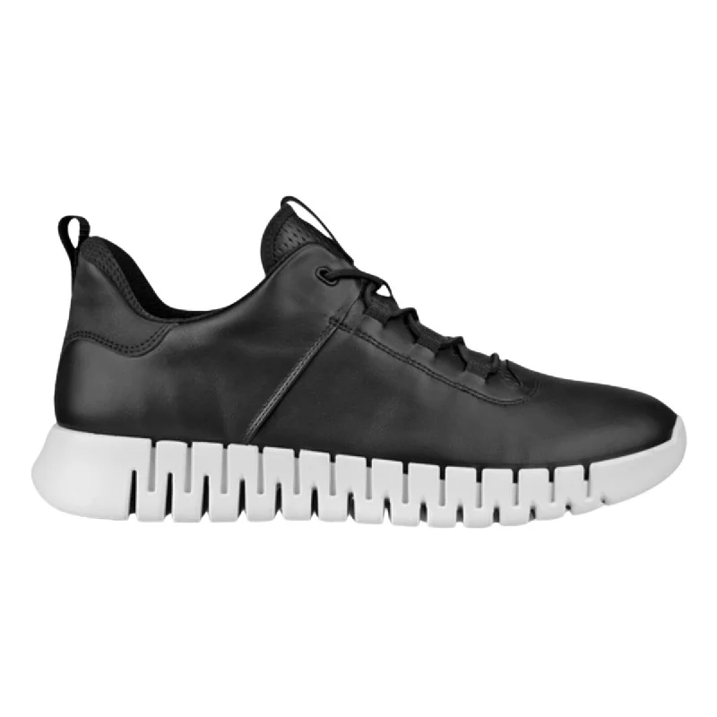 High Fashion Footwear Ecco Men's Gruuv Black Leather