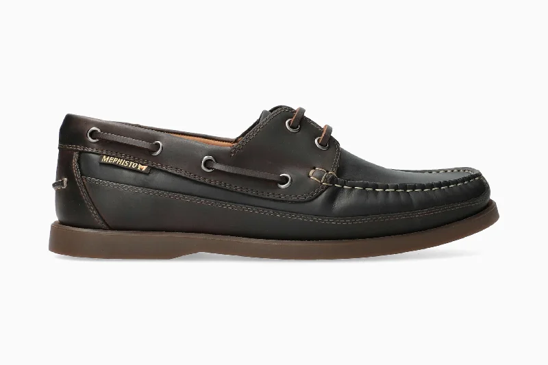 Comfortable Work Sneakers Boating - Black