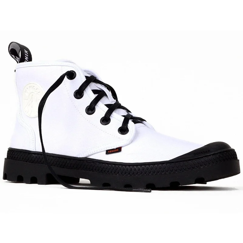 Trendy Sports Sneakers 'Hammer' vegan canvas high-top sneaker by King55 - white