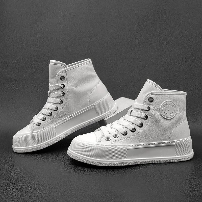 Luxury Sandals For Sale Men Minimalist Leather High Top Flat Casual Shoes