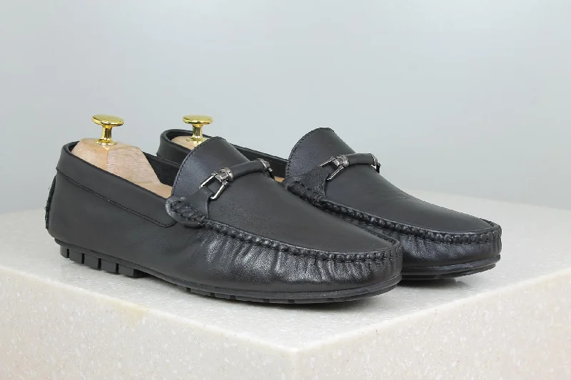 Luxury Sneakers For Sale Driving Casual Leather Shoes-Black