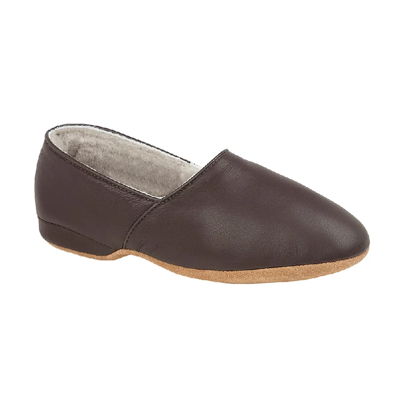 High Fashion Work Boots PHILIP Mens Leather Sheepskin Slippers