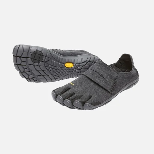 Trendy Walking Shoes Vibram CVT Hemp Mens Black