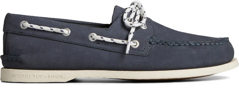 Stylish Casual Footwear Men's Authentic Original™ 2-Eye Nautical Nubuck Navy