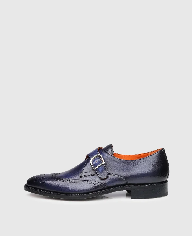 Stylish Work Sneakers No. 5454 - Midnight Blue