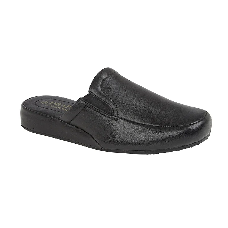 Trendy Casual Sandals IAN Mens Leather Mule Slippers