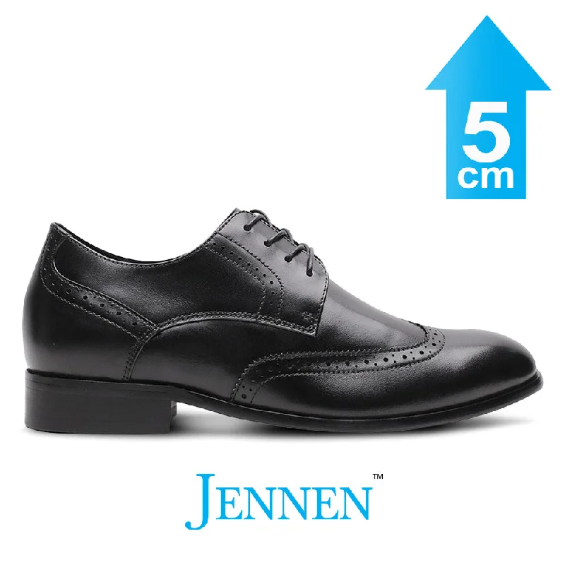 High Quality Sneakers Mr. Purcell Black 5cm | 2 inches Taller Wedding Shoes For Men