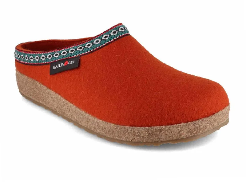 Trendy High Top Sneakers HAFLINGER Men Women Clogs 'Grizzly Franzl', fox