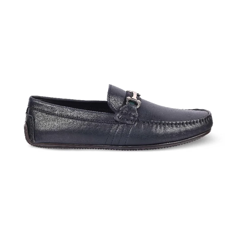 Casual Booties For Sale Tresmode Leavre Blue Men's Leather Driving Loafers