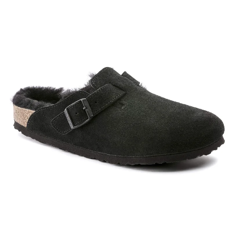 Casual Sports Footwear Boston Shearling Suede Leather