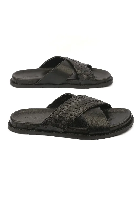 Luxury Leather Sneakers LOGO 7955 BKA