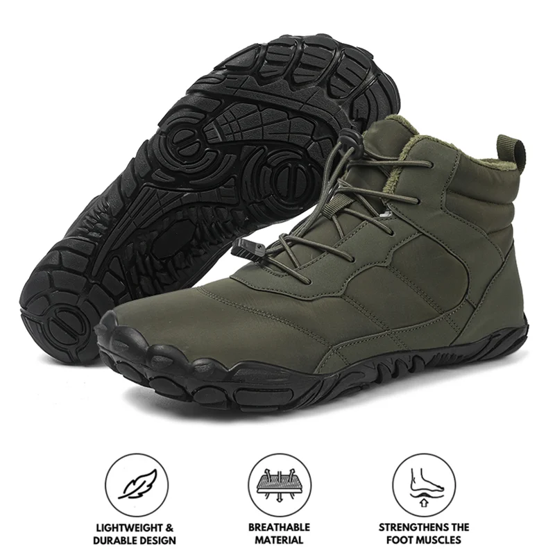 Best Flat Shoes Online Thick Outdoor Snow Boots Warm Mountaineering Hiking Shoes Footwear Non-slip & Waterproof Winter Barefoot Shoe (Unisex) Best Flat Shoes Online Thick Outdoor Snow Boots Warm Mountaineering Hiking Shoes Footwear Non-slip & Waterproof Winter Barefoot Shoe (Unisex)