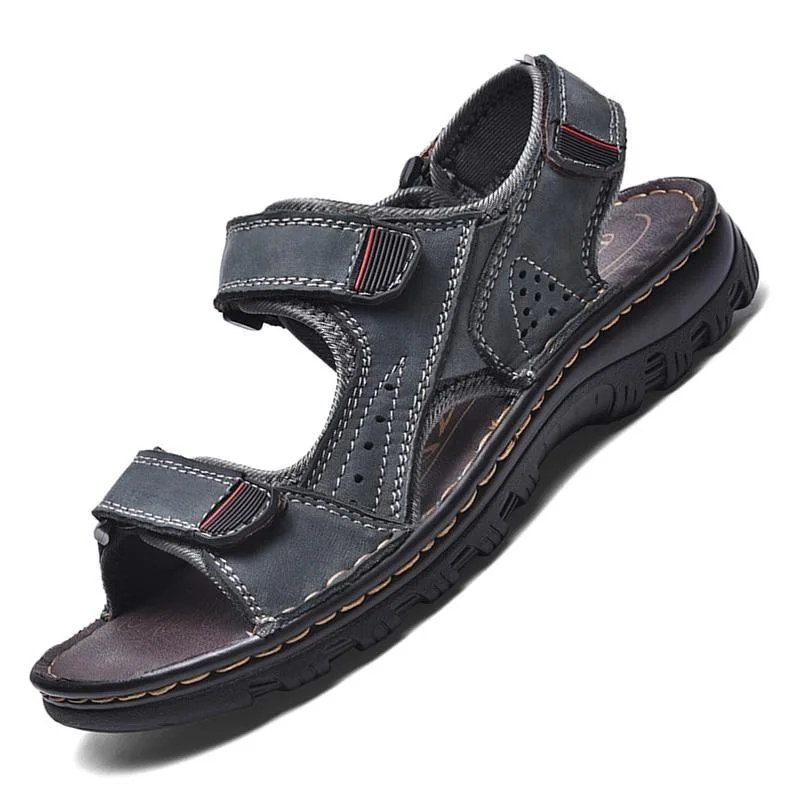 Sporty Casual Sneakers Men's Sandals Outdoor Genuine Leather Breathable Men's Sandals Leather Handmade Men's Beach Sandals Sporty Casual Sneakers Men's Sandals Outdoor Genuine Leather Breathable Men's Sandals Leather Handmade Men's Beach Sandals