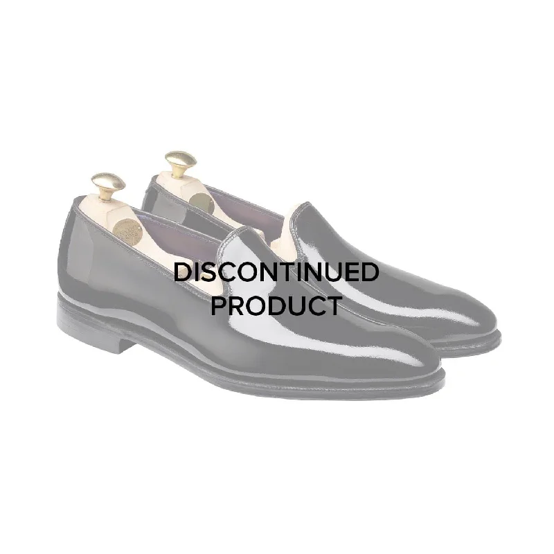 Designer Hiking Boots Kensington Black Patent
