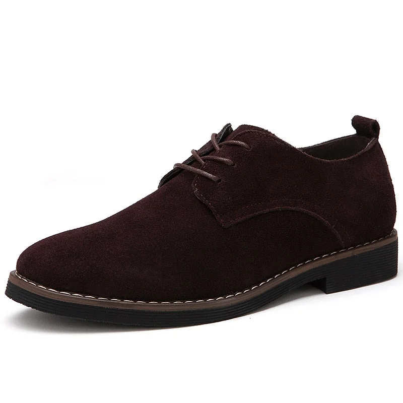 Brown men flats