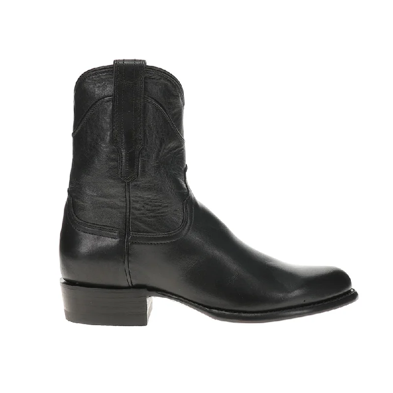 Comfortable Platform Shoes The Dean Round Toe Zippered Cowboy Boots