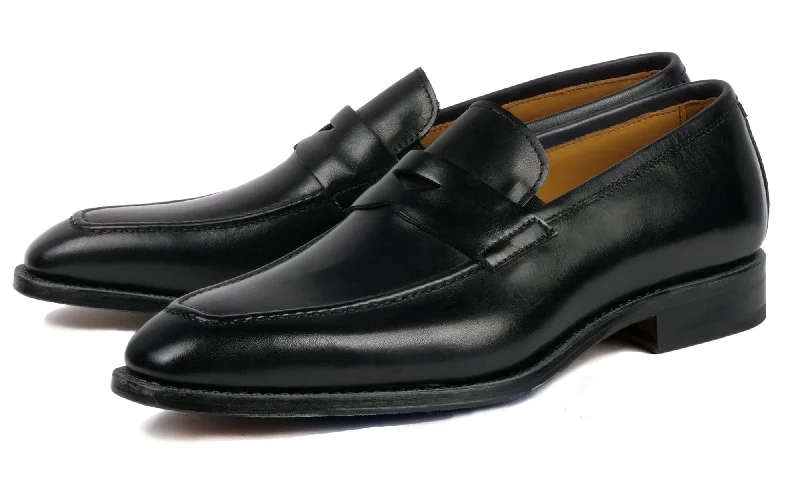 Comfortable Running Sneakers Hampton Penny Loafer Black