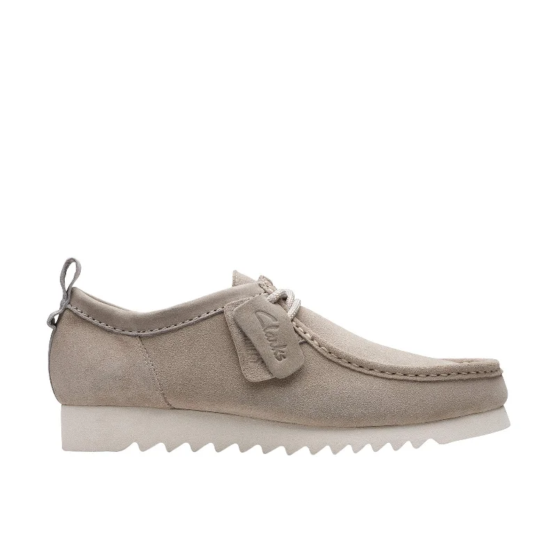 Stylish Work Sneakers Clarks Wallabee FTRE LO 26176227 Mens Gray Oxfords & Lace Ups Casual Shoes