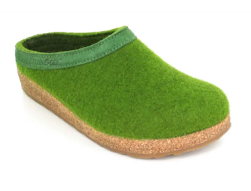 Elegant Wedding Shoes HAFLINGER Clog | Grizzly Torben, Grass-Green