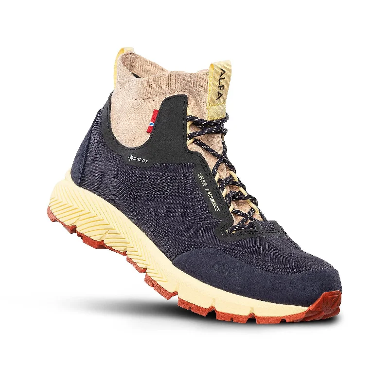 Best Work Boots Cecilie + GTX - Comfortable hiking shoe - DEEP BLUE