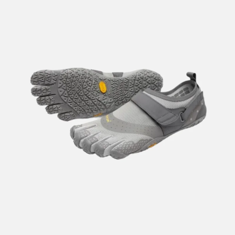 Comfortable Flip Flops Vibram V-Aqua Men's Barefoot Shoe -Grey