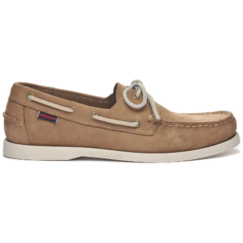 Comfortable Platform Shoes Docksides Portland Nubuck - Taupe