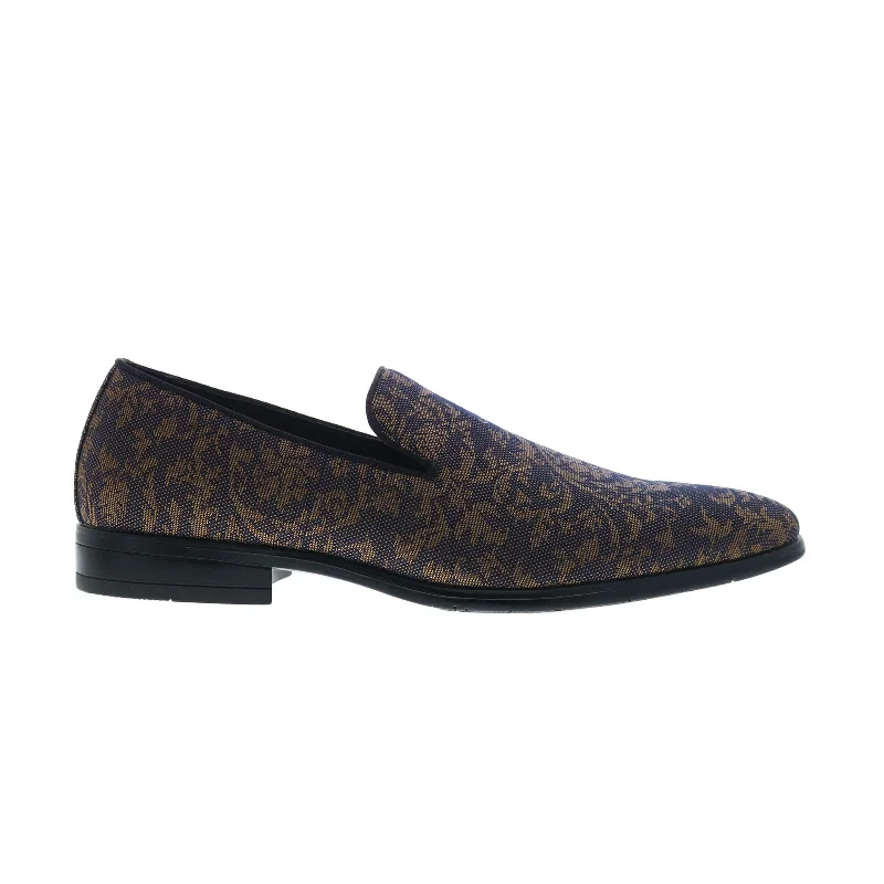Vintage Boots Collection Stacy Adams Savino 25603-492 Mens Blue Loafers & Slip Ons Casual Shoes