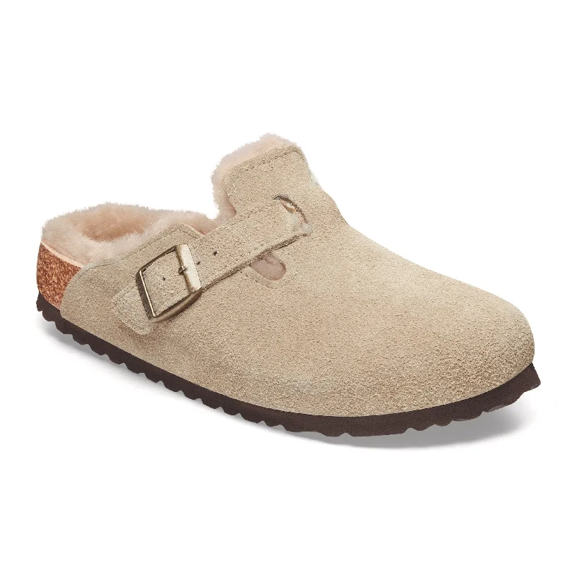 Sporty Casual Shoes BIRKENSTOCK BOSTON SHEARLING